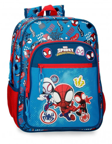 MOCHILA ADAP. 38CM. GO WEBS GO SPIDEY